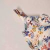TARA JARMON Sac Souple Imprime Fleur Bleue Soledad New