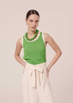 TARA JARMON Pantalon Pyla En Crepe Ecru Best